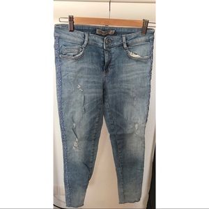 Zara beaded jeans